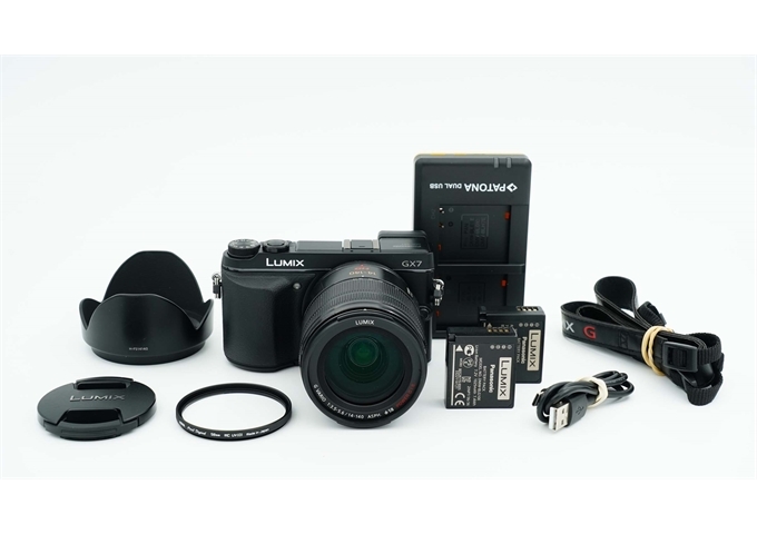 Occasion Panasonic GX-7 mit 14-140mm F/3.5-5.6 (Nr. 5021)