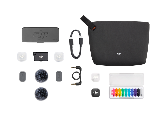 DJI Mic Mini 2 (2 TX + 1 RX + Charging Case)
