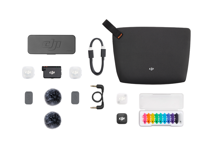 DJI Mic Mini 2 (2 TX + 1 RX + Charging Case)