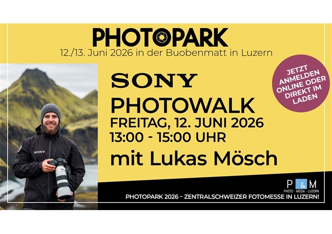 PHOTOPARK Sony Photowalk mit Lukas Mösch 13:00-15:00 Uhr