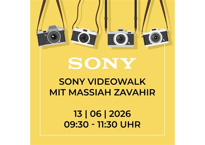 PHOTOPARK Sony Videowalk mit Massiah Zavahir