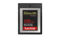 SanDisk CFexpress B Extreme Pro 128GB 1700/1200MBs Type B