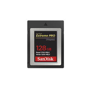 SanDisk CFexpress B Extreme Pro 128GB 1700/1200MBs Type B