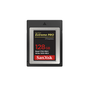 SanDisk CFexpress B Extreme Pro 128GB 1700/1200MBs Type B