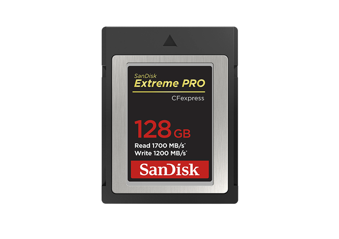 SanDisk CFexpress B Extreme Pro 128GB 1700/1200MBs Type B