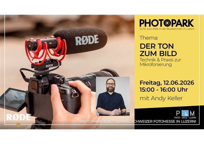 PHOTOPARK Vortrag: Der Ton zum Bild mit Andy Keller