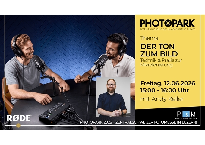 PHOTOPARK Vortrag: Der Ton zum Bild mit Andy Keller