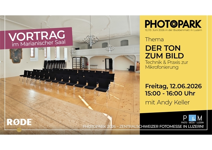 PHOTOPARK Vortrag: Der Ton zum Bild mit Andy Keller