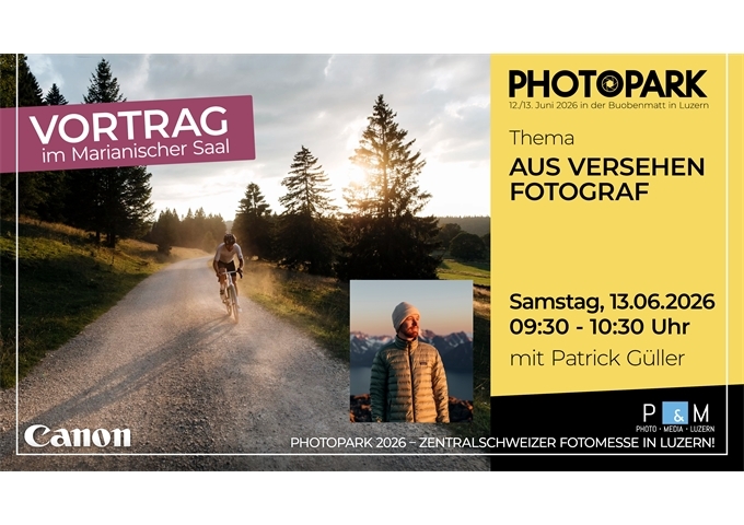 PHOTOPARK Vortrag: Aus Versehen Fotograf mit Patrick Güller