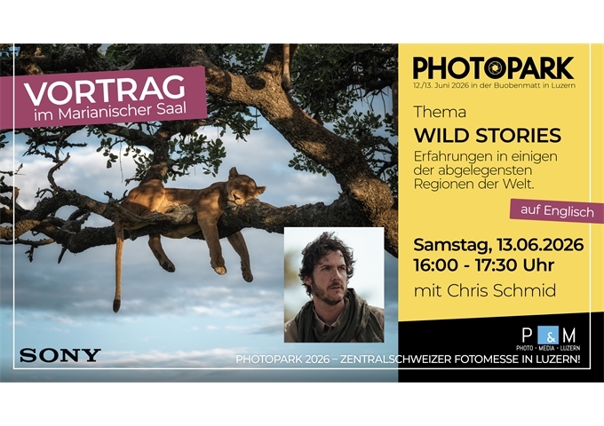 PHOTOPARK Vortrag: Wild Stories mit Chris Schmid