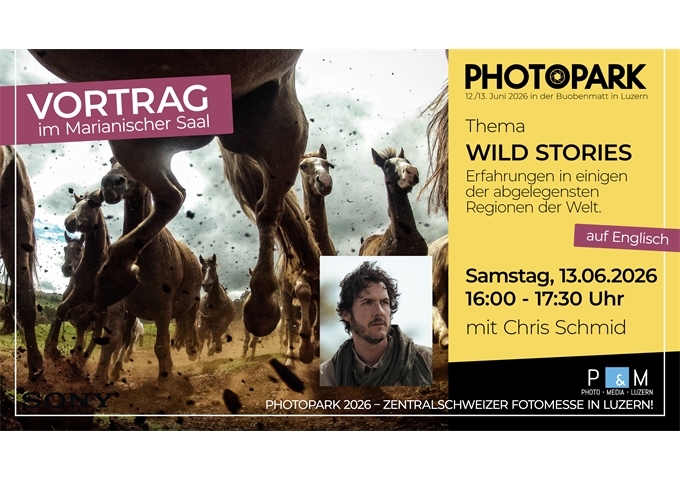 PHOTOPARK Vortrag: Wild Stories mit Chris Schmid