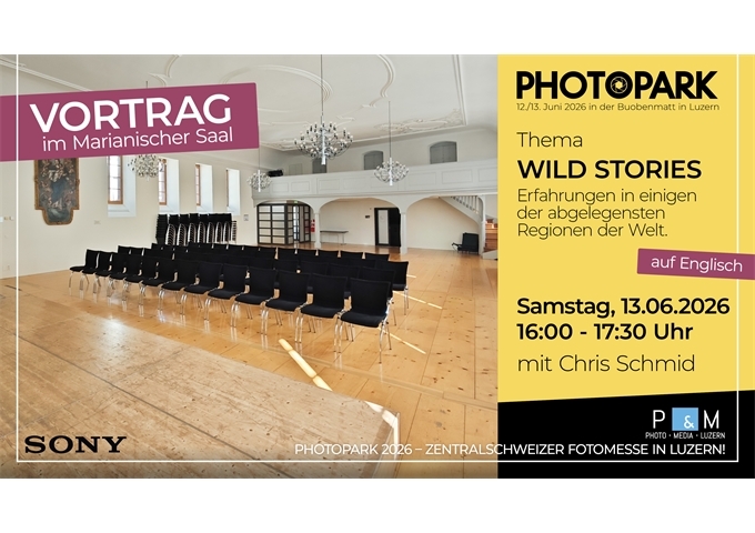 PHOTOPARK Vortrag: Wild Stories mit Chris Schmid