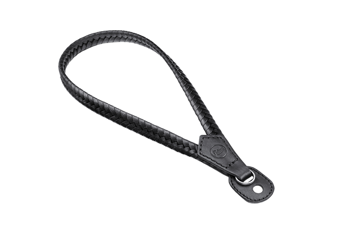 Leica Handschlaufe, leder geflochten, schwarz 19694