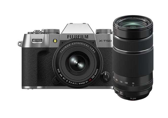 Fujifilm X-T50 + XF 16-50mm + XF 70-300mm