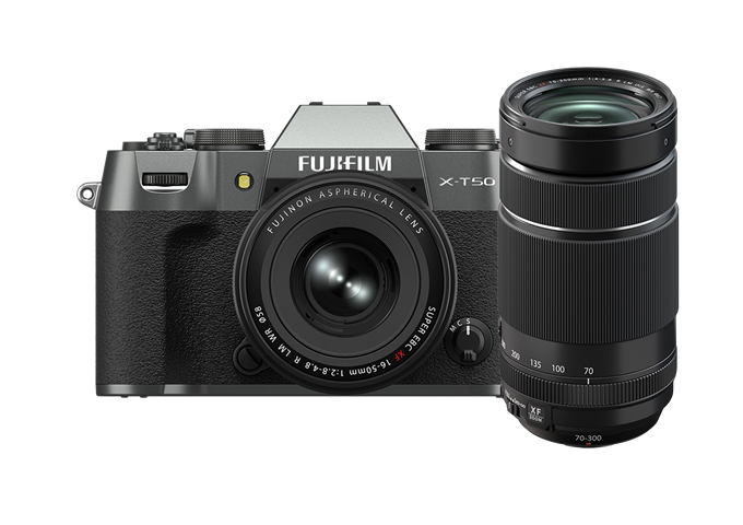 Fujifilm X-T50 + XF 16-50mm + XF 70-300mm