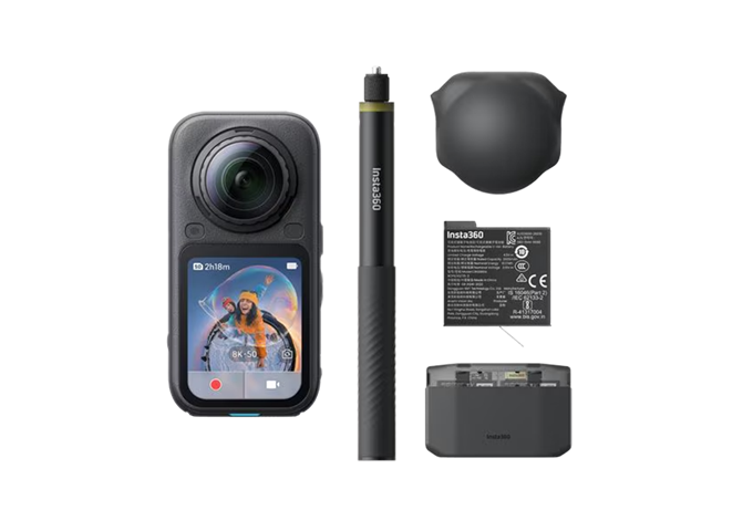 Insta360 X6 Essentials Bundle Midnight Black Actioncam