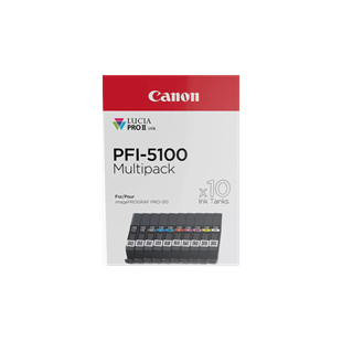 Canon PFI-5100 Multi Pack (10x Ink)