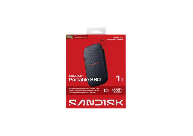SanDisk Portable SSD 1TB bis zu 1000MB/s r/w