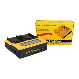 Patona Dual LCD Charger Canon LP-E6