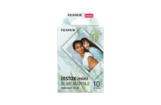 Fujifilm Instax Mini 10 Blatt Blue Marble (blue marble)