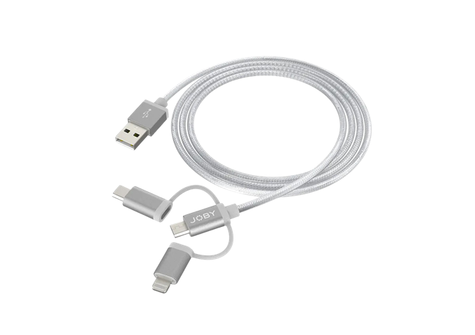 Joby Charge Sync Cable 3-in-1, 1.3m GR