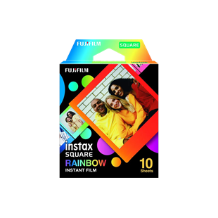 Fujifilm Instax Square 10 Blatt Rainbow