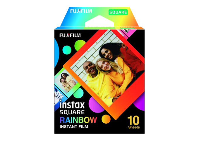 FUJIFILM Instax Square 10 Blatt Rainbow