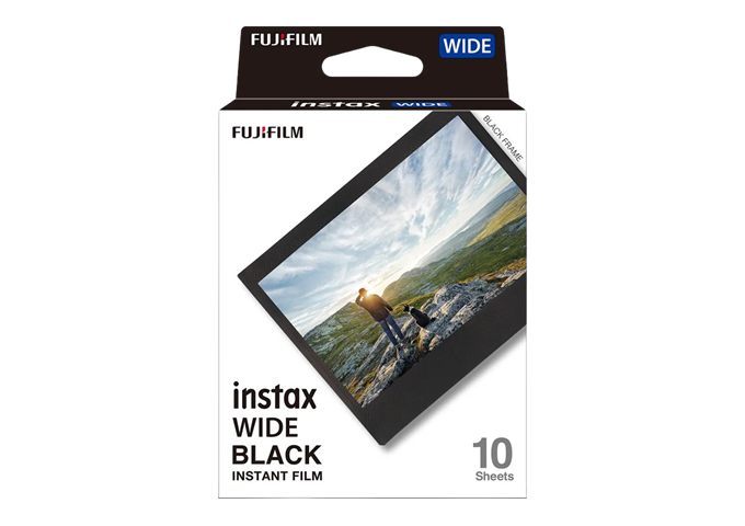 Fujifilm Instax Wide 10 Blatt Black Frame