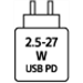2-27W USB PD Kompatibel