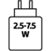 2.5-7.5W Kompatibel