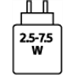 2.5-7.5W Kompatibel