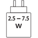 2.5-7.5W USB Charger OM