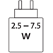 2.5-7.5W USB Charger OM