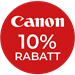 Canon 10% Rabatt
