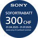 Sony Sofortrabatt 300